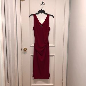 Beautiful fitted Nicole Miller tea length dress